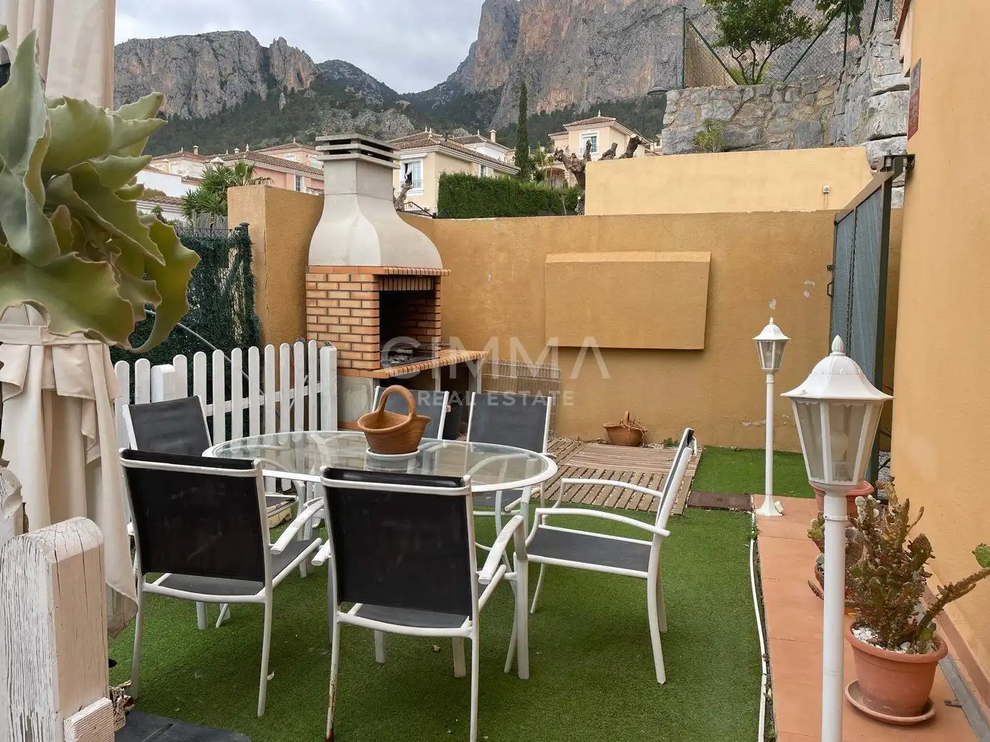 Terraza de Casa o chalet en venta en Polop con Jardín privado y Piscina comunitaria