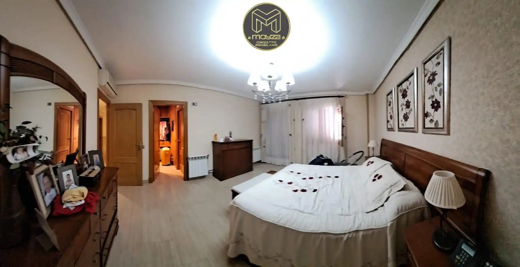 Dormitori de Casa o xalet en venda en Cárcheles amb Aire condicionat, Jardí privat i Terrassa