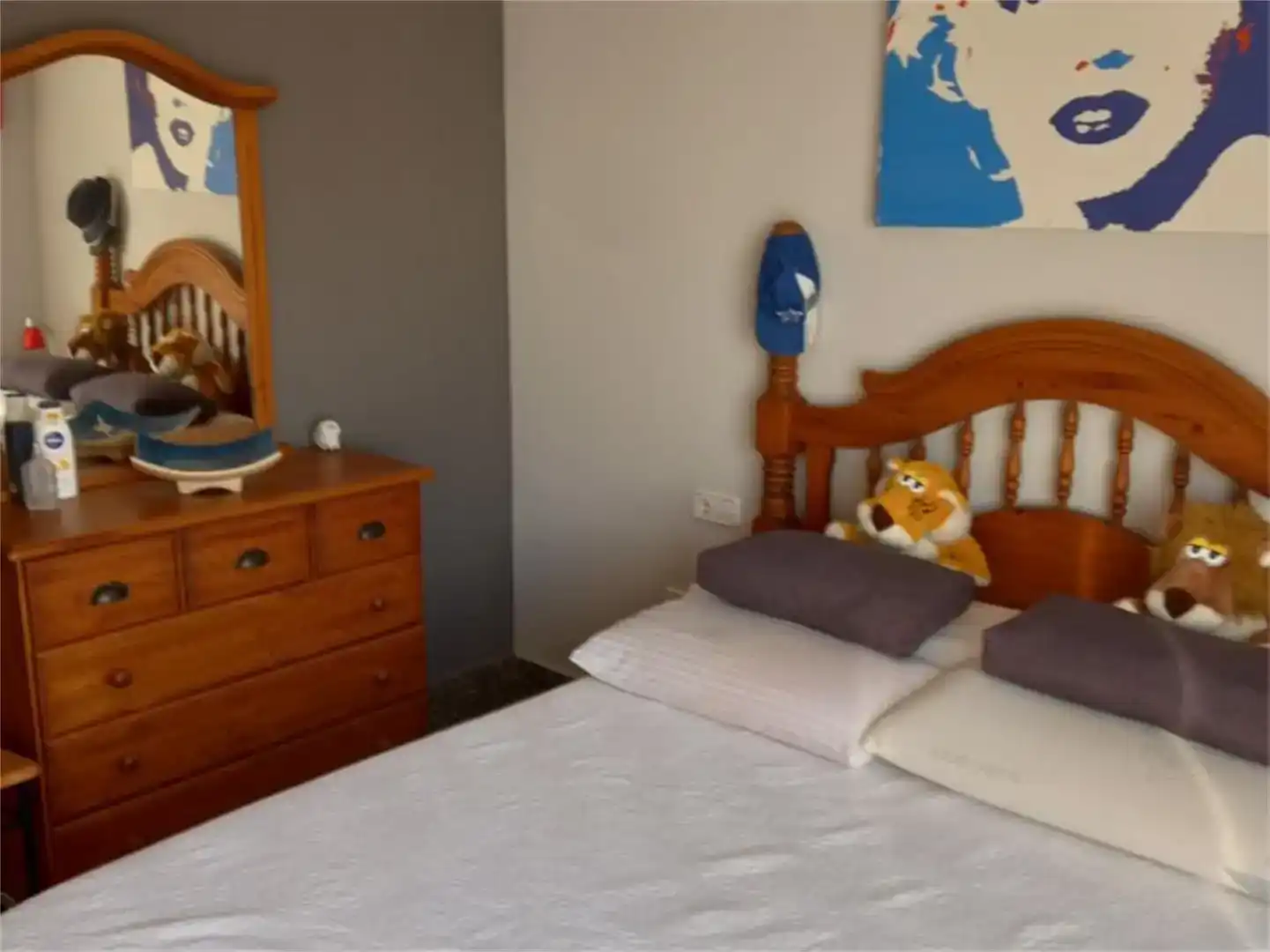 Schlafzimmer von Dachboden zur Miete in Peñíscola / Peníscola mit Klimaanlage und Möbliert
