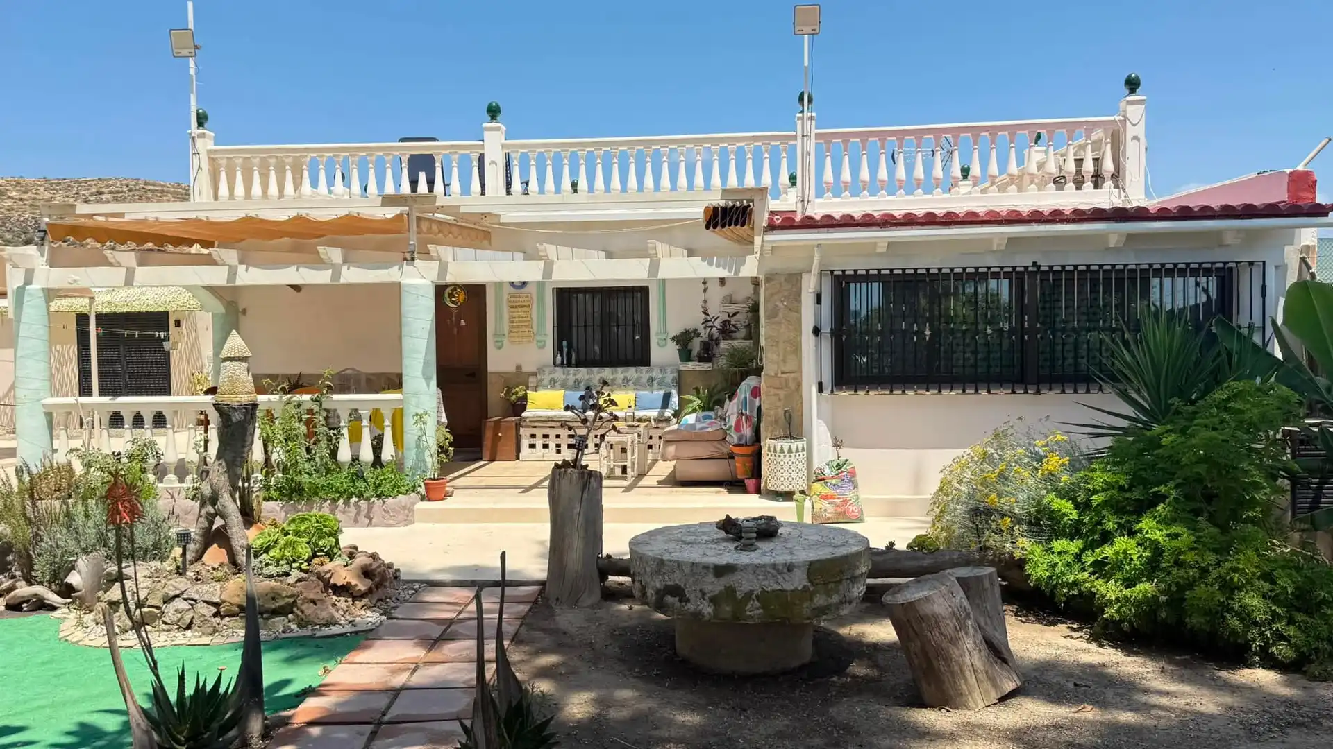 Terrasse von Country house zum Verkauf in Vélez-Málaga mit Klimaanlage, Privatgarten und Terrasse