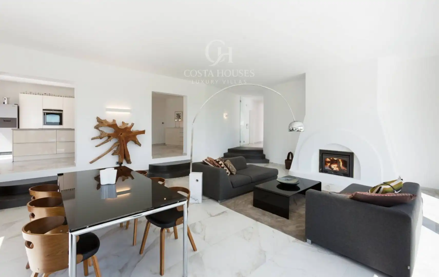 Sala de estar de Casa o chalet en venta en Benissa con Aire acondicionado, Calefacción y Jardín privado