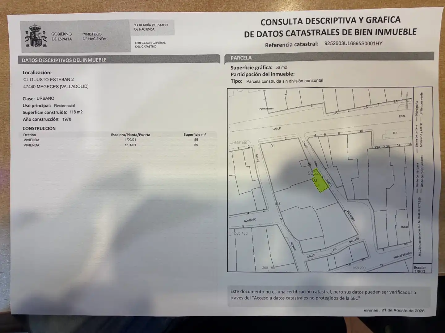Finca rústica en venda en Megeces amb Terrassa, Traster i Moblat