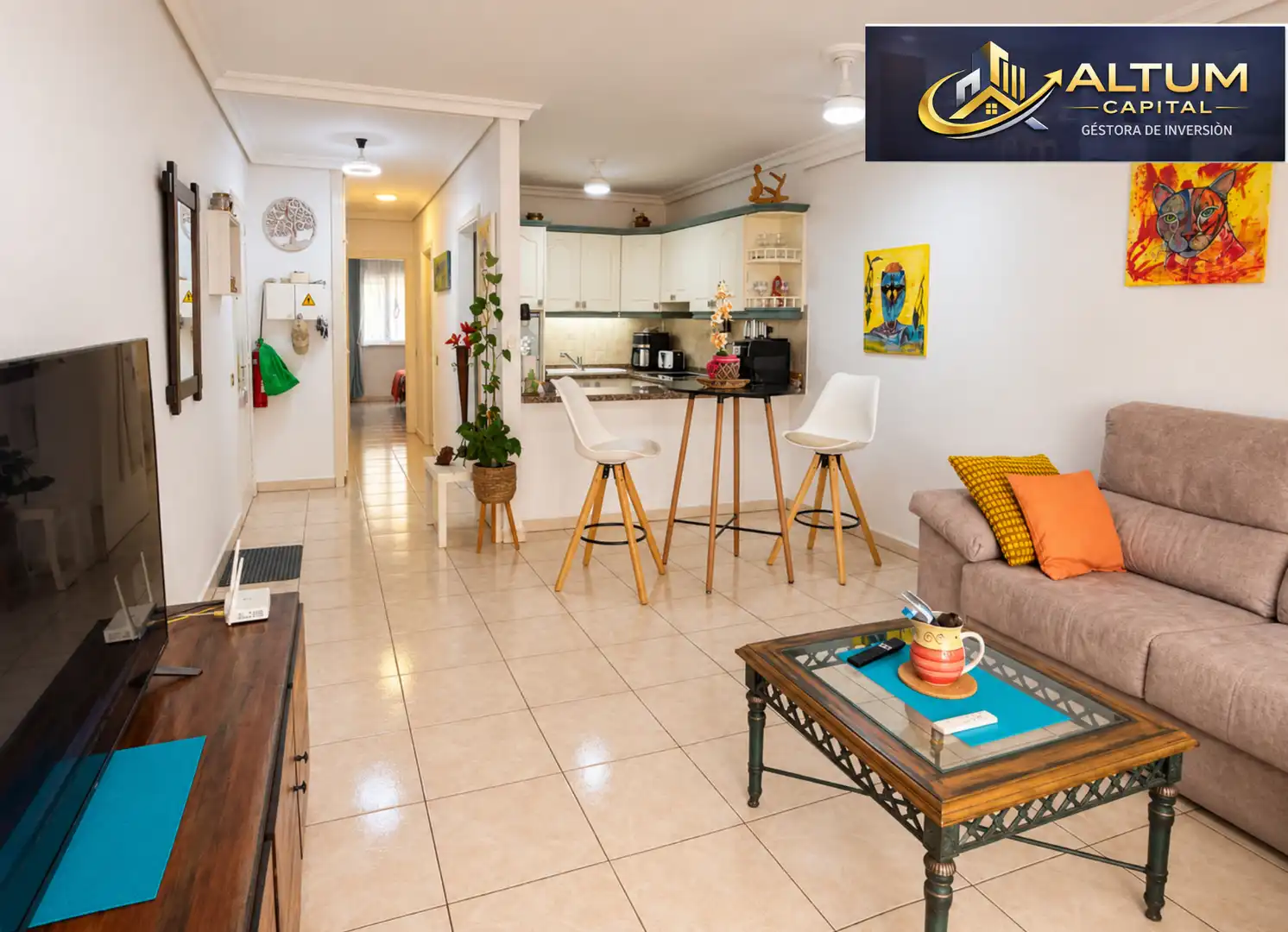 Living room of Flat for sale in Cabo Blanco