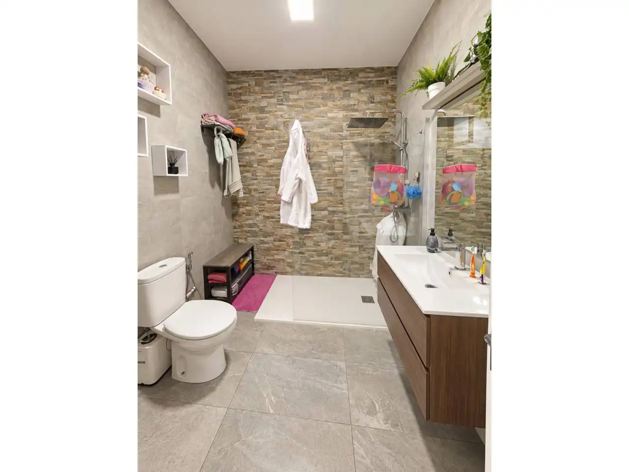 Badezimmer von Maisonette zum Verkauf in Súria, Barcelona