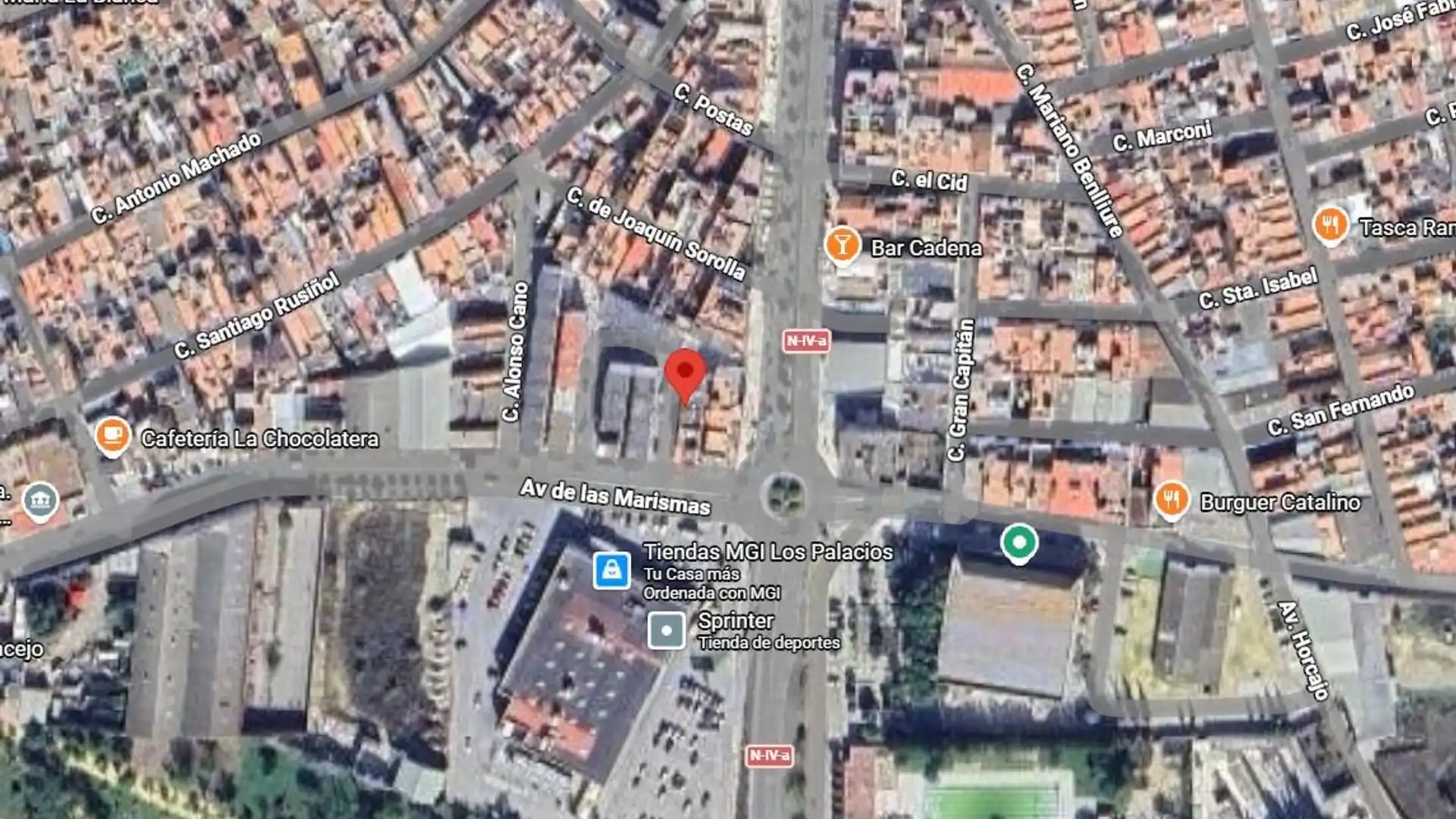 Vista exterior de Piso en venta en Los Palacios y Villafranca