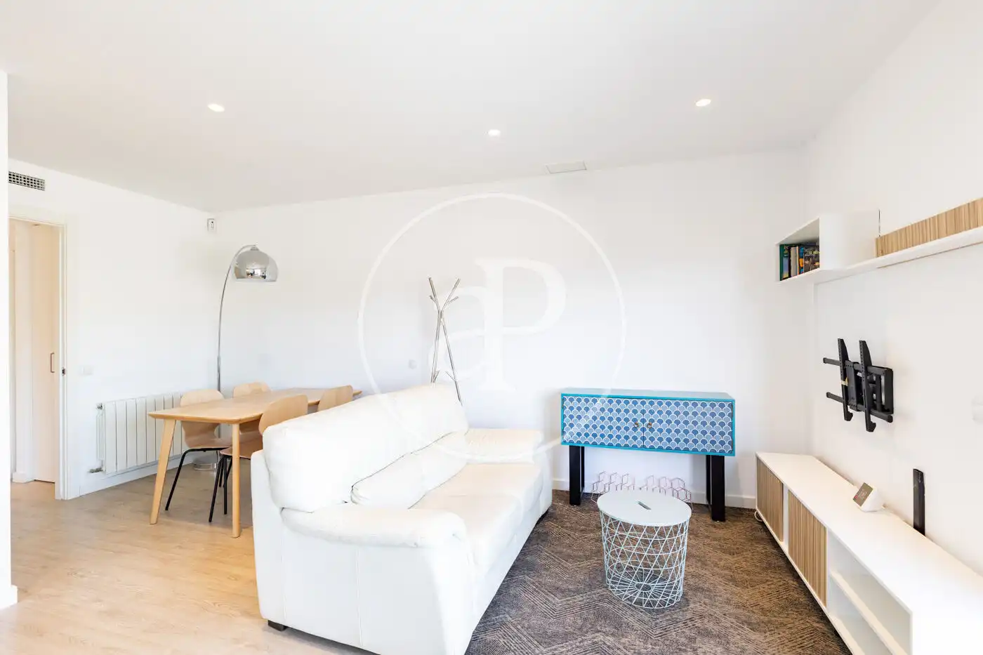 Sala de estar de Piso en venta en Barcelona con Aire acondicionado, Calefacción y Terraza