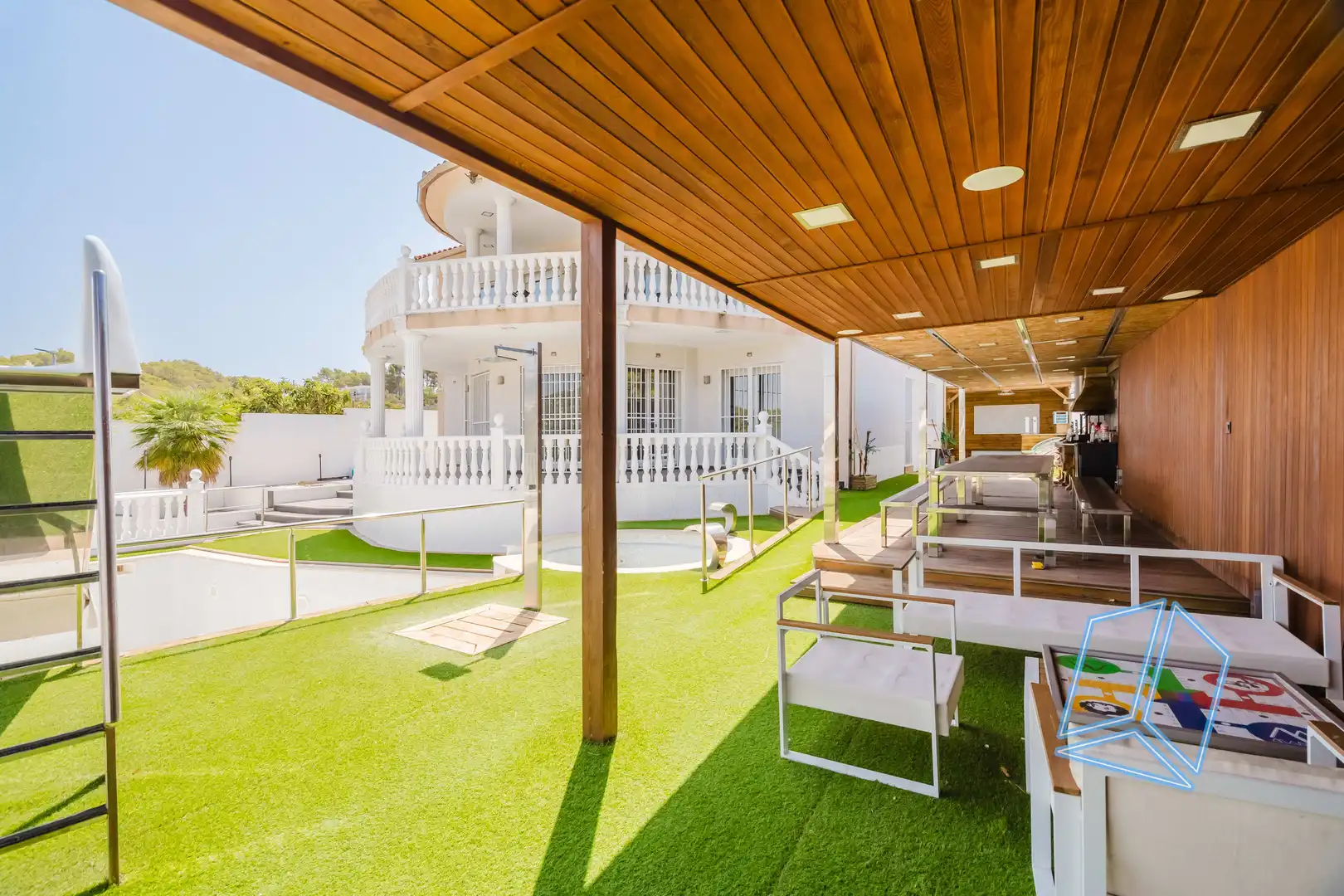 Terraza de Casa o chalet en venta en Canyelles con Piscina y Balcón