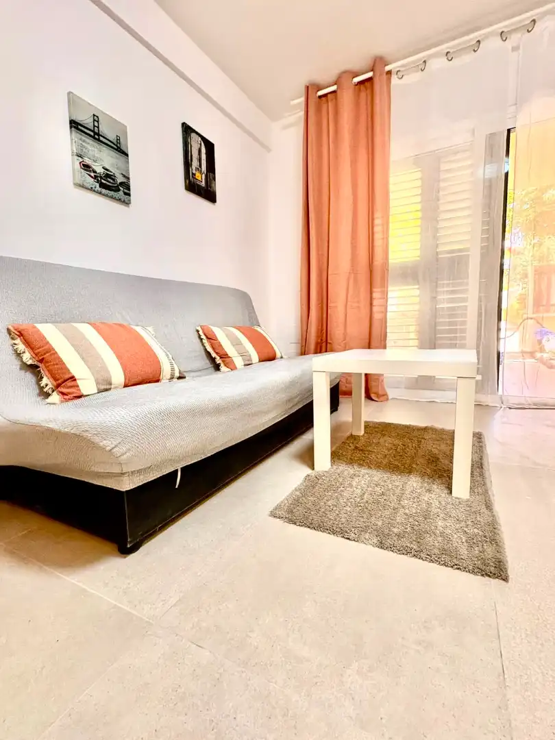 Living room of Apartments for rent in Adeje  with Air Conditioner, Parquet flooring and Terrace