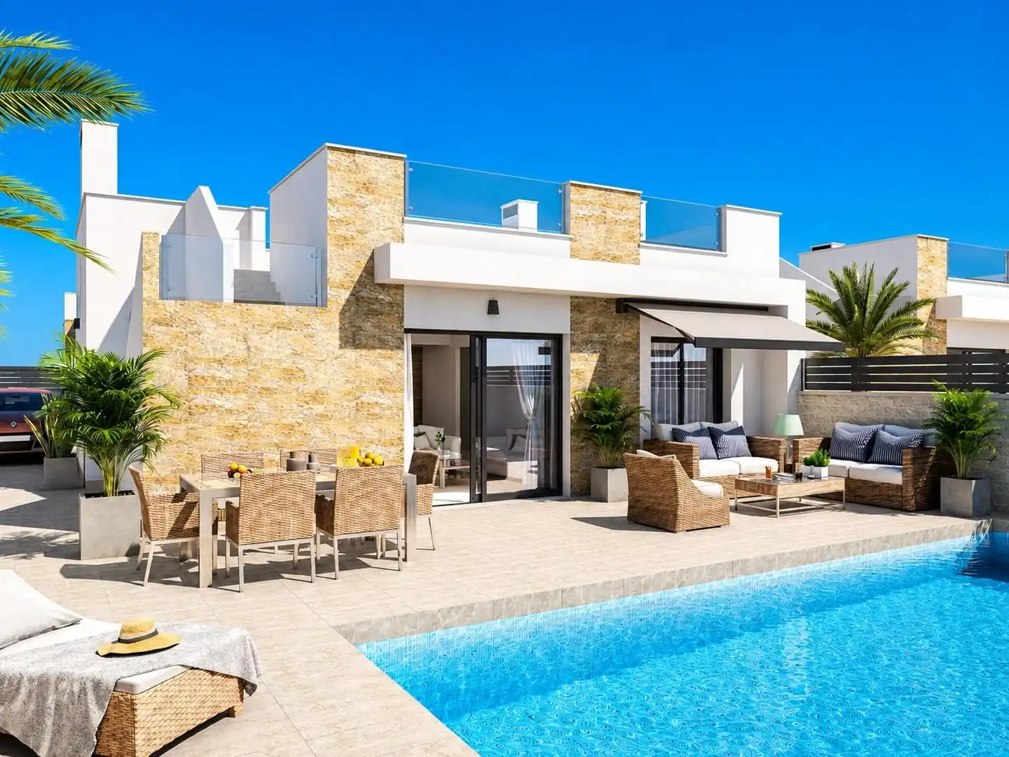Chalet con piscina en venta en San Fulgencio