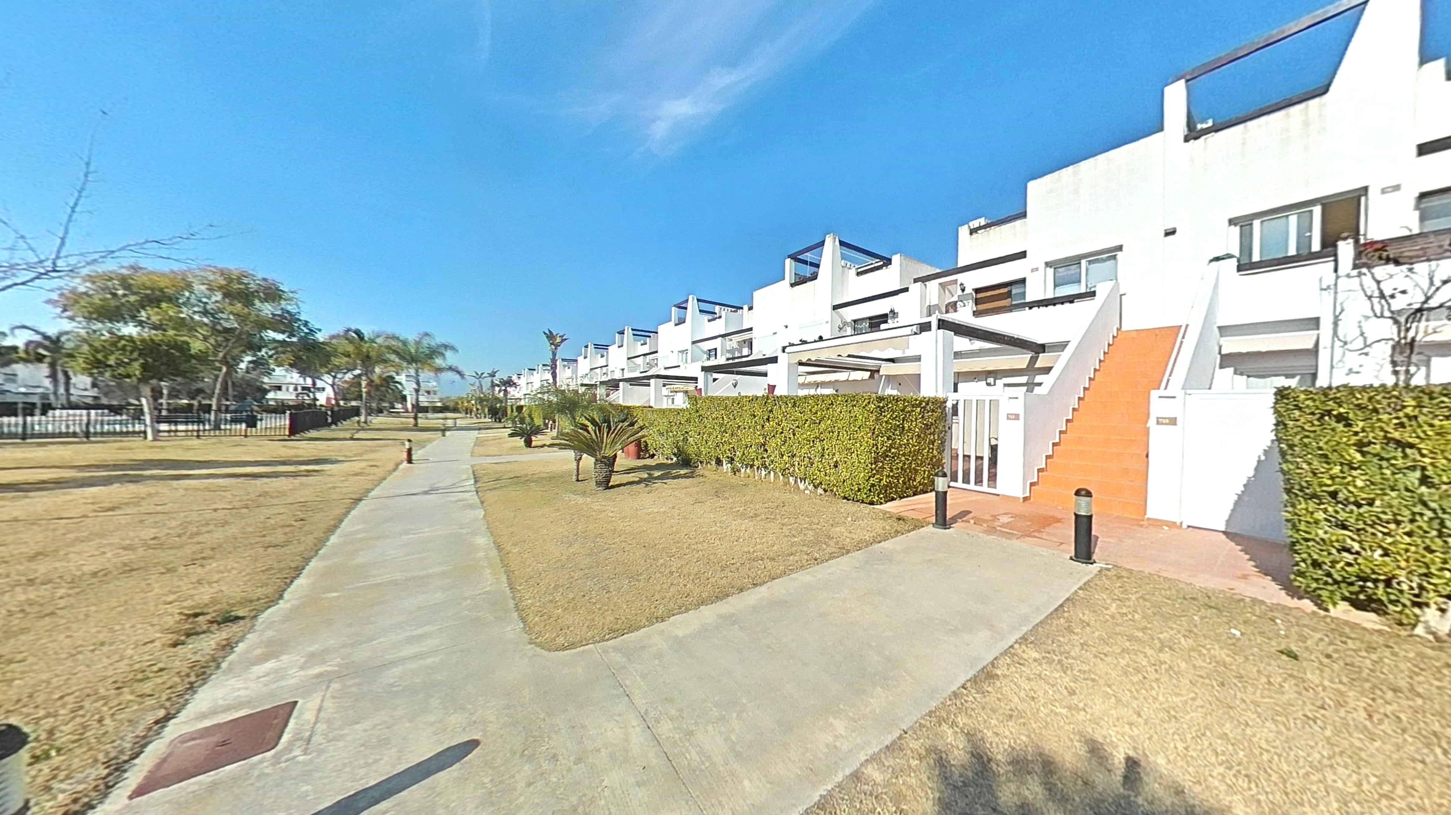 Exterior view of Single-family semi-detached for sale in Alhama de Murcia  with Private garden and Swimming Pool