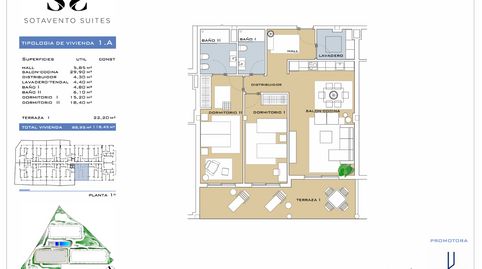 Foto 2 de Piso en venta en Los Abrigos, Granadilla de Abona