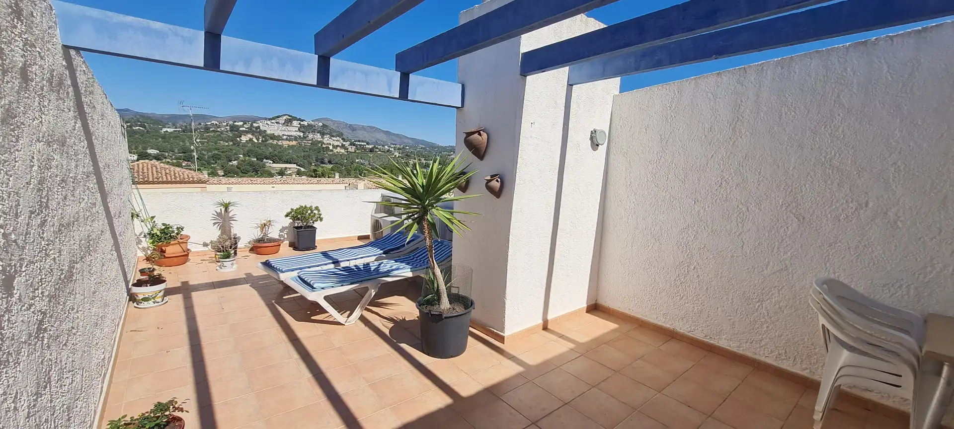 Terrassa de Apartament en venda en Calpe / Calp amb Aire condicionat, Calefacció i Terrassa