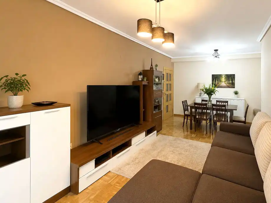 Sala de estar de Piso en venta en Vitoria - Gasteiz con Calefacción, Parquet y Trastero