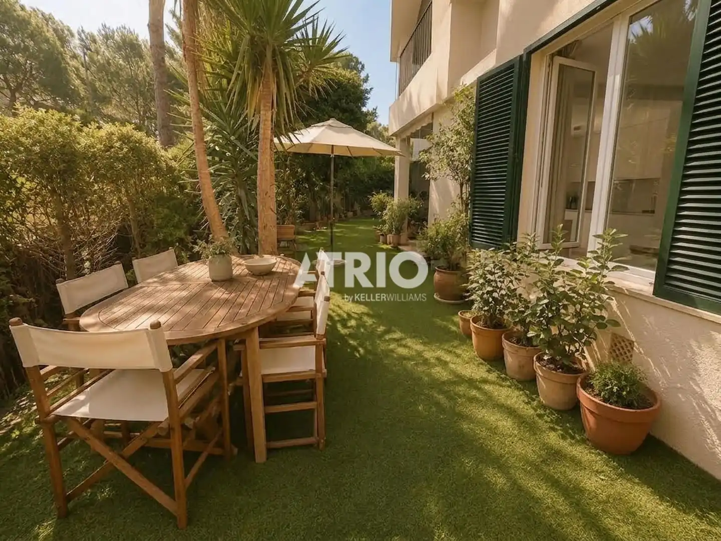 Garten von Wohnung zum Verkauf in Calvià mit Heizung, Privatgarten und Terrasse