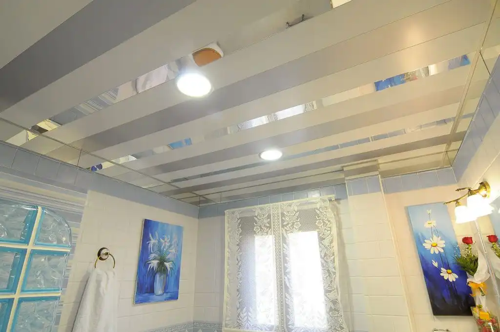 Badezimmer von Haus oder Chalet zum Verkauf in Valdepeñas mit Klimaanlage, Heizung und Privatgarten