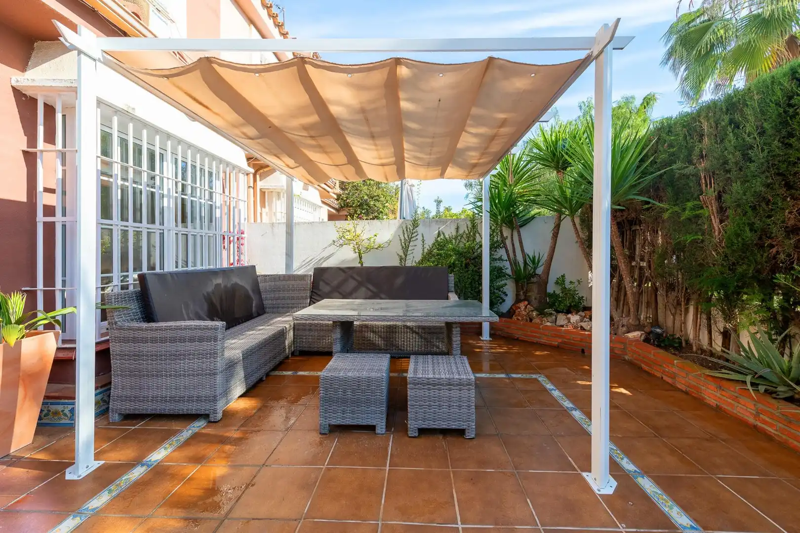 Terrace of Detached homes for sale in Málaga  with Air Conditioner, Terrace and Community pool