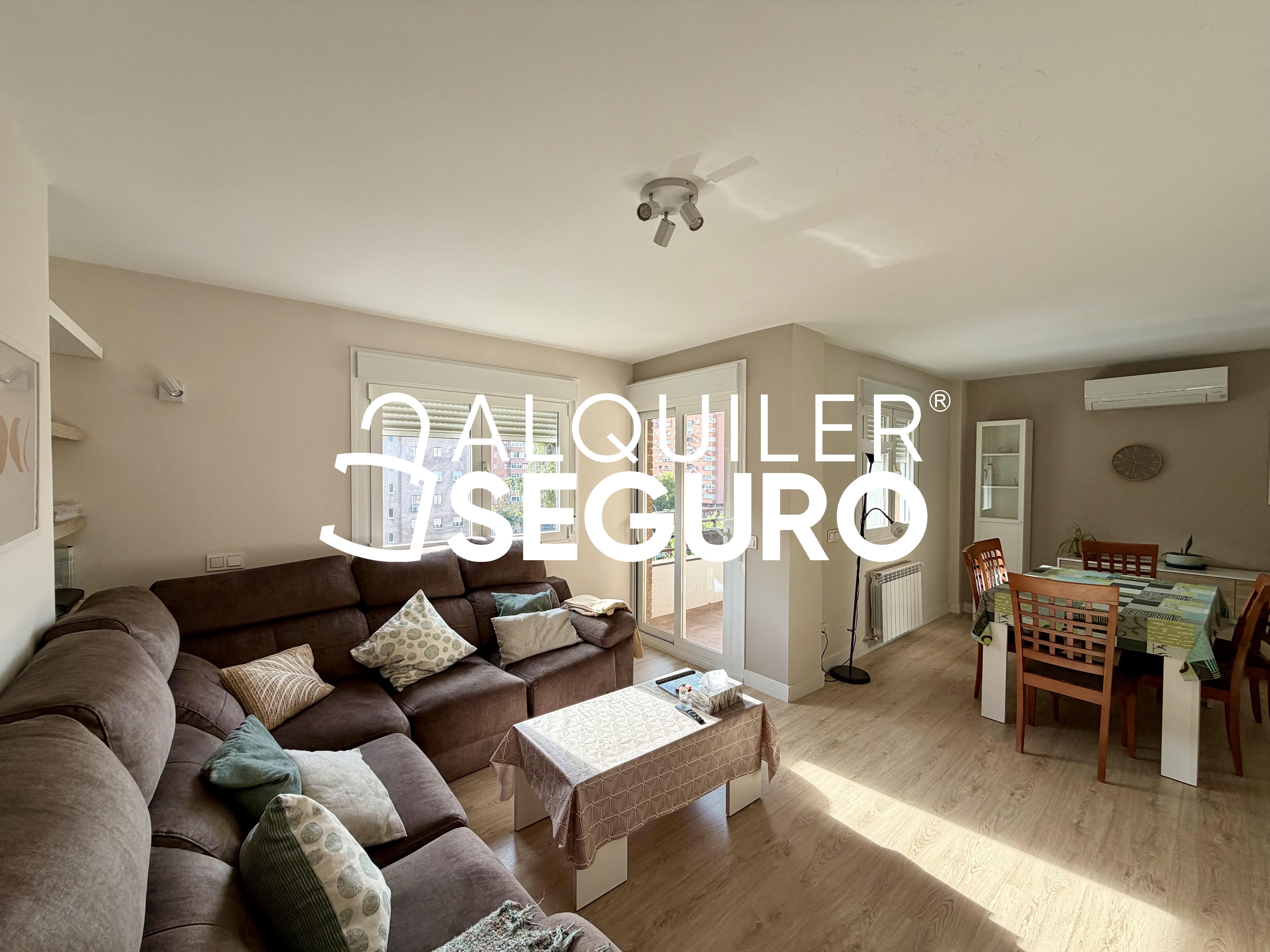 Living room of Flat to rent in Leganés  with Air Conditioner, Heating and Terrace