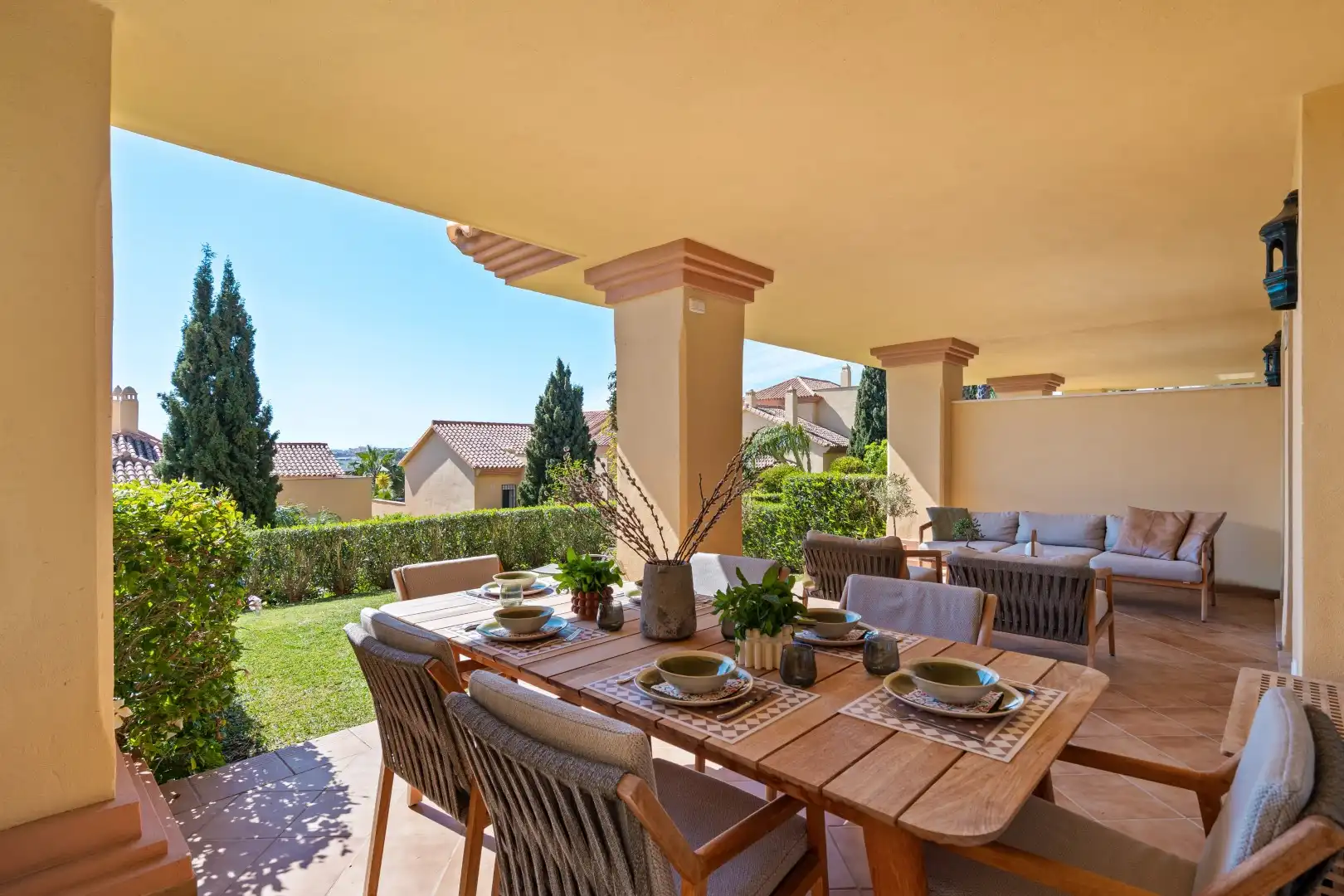 Terraza de Planta baja en venta en Marbella con Aire acondicionado, Jardín privado y Terraza