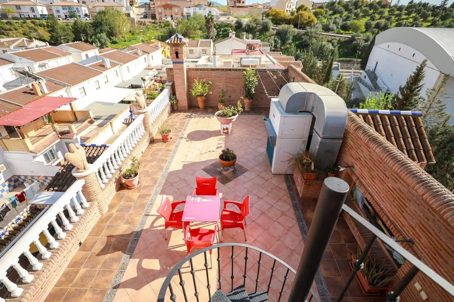 Terraza de Casa o chalet en venta en Pizarra con Aire acondicionado, Calefacción y Jardín privado