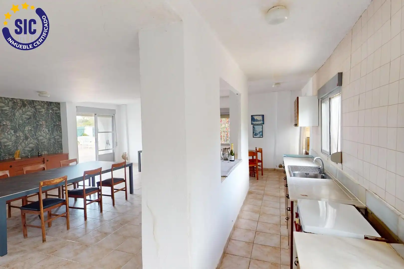 Cocina de Casa o chalet en venta en Benicasim / Benicàssim con Aire acondicionado, Jardín privado y Terraza