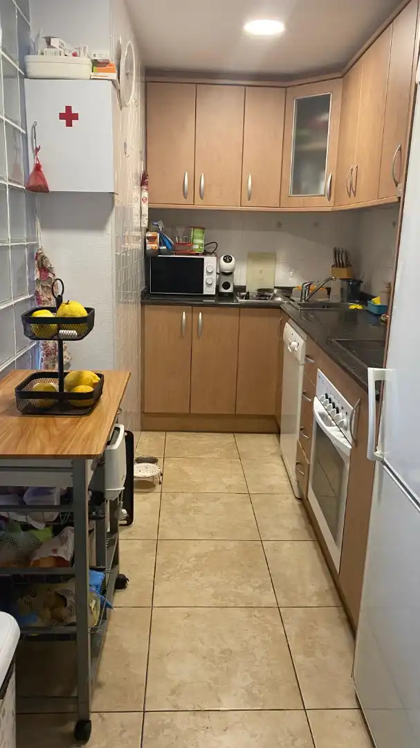 Cuina de Dúplex en venda en Benicarló amb Aire condicionat, Terrassa i Moblat