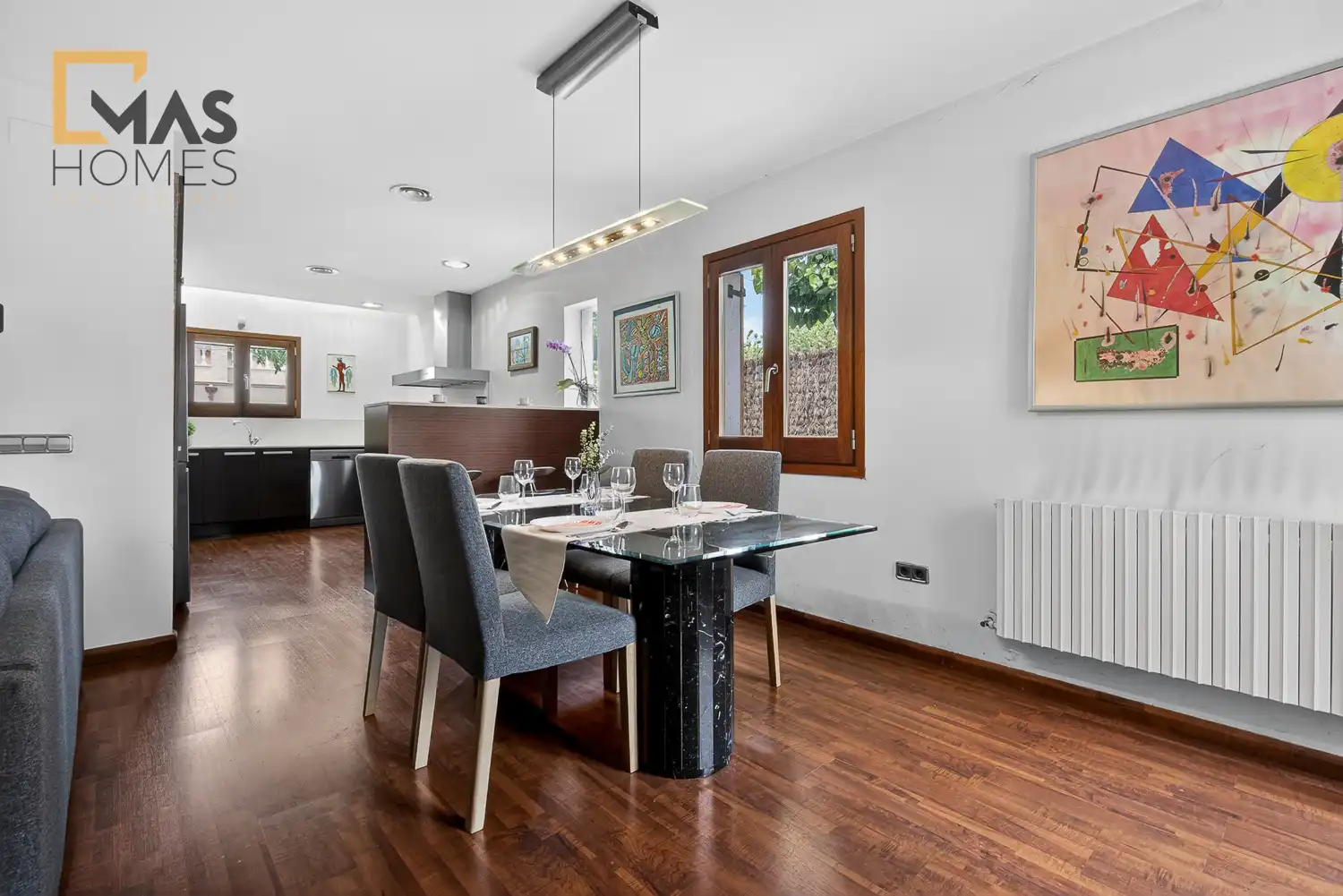 Comedor de Casa o chalet en venta en Parets del Vallès con Aire acondicionado, Calefacción y Jardín privado