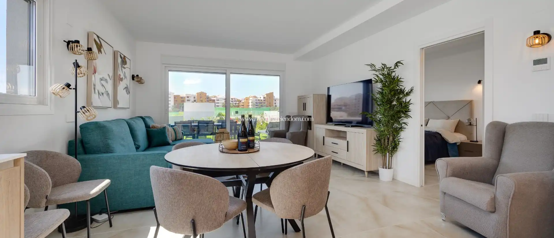 Living room of Flat for sale in Orihuela  with Air Conditioner, Heating and Private garden