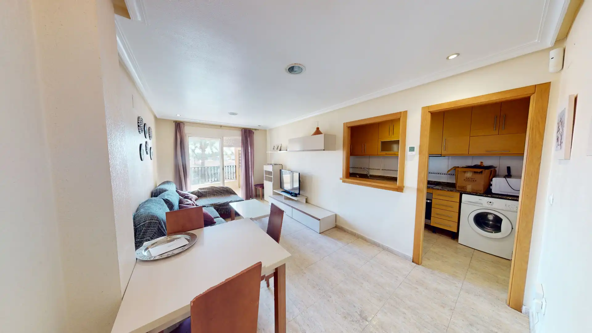 Living room of Flat for sale in San Isidro  with Furnished