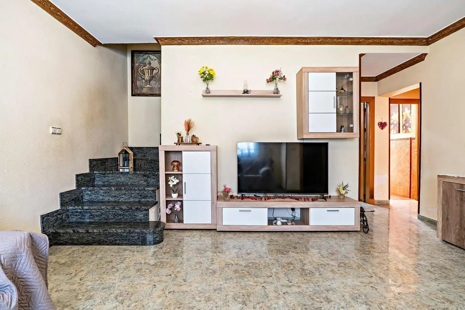 Sala de estar de Casa o chalet en venta en El Ejido con Aire acondicionado, Amueblado y Balcón