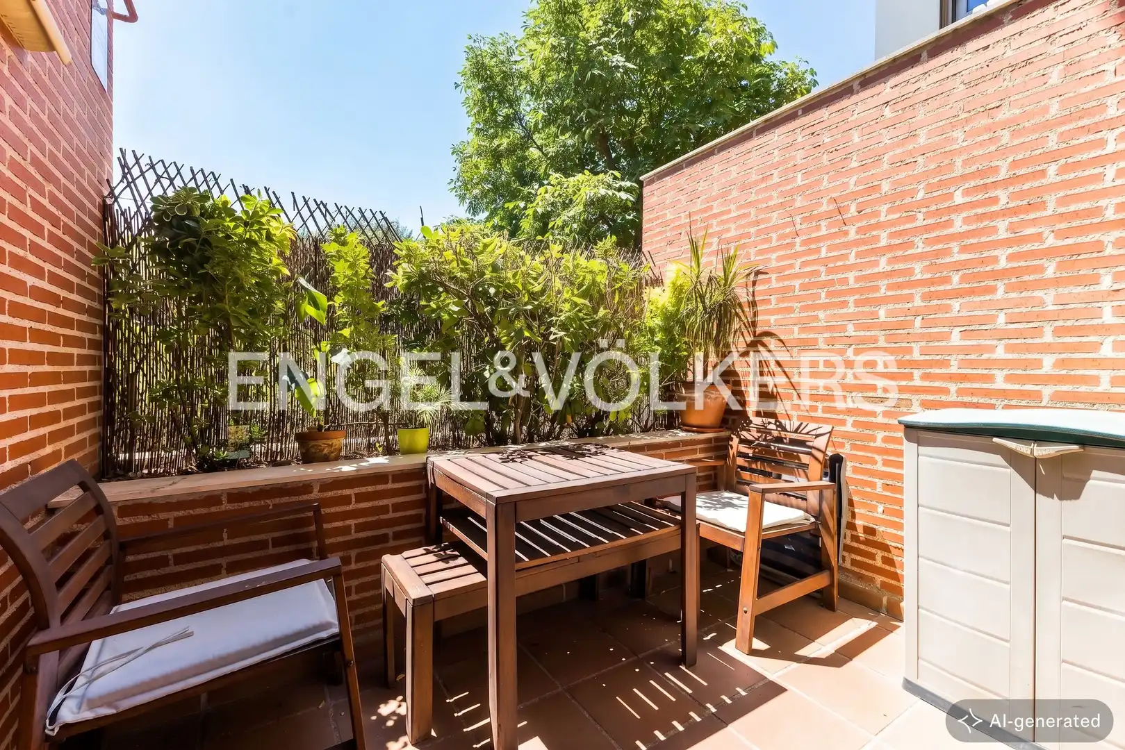 Terrassa de Apartament en venda en Madrid amb Aire condicionat, Calefacció i Jardí privat