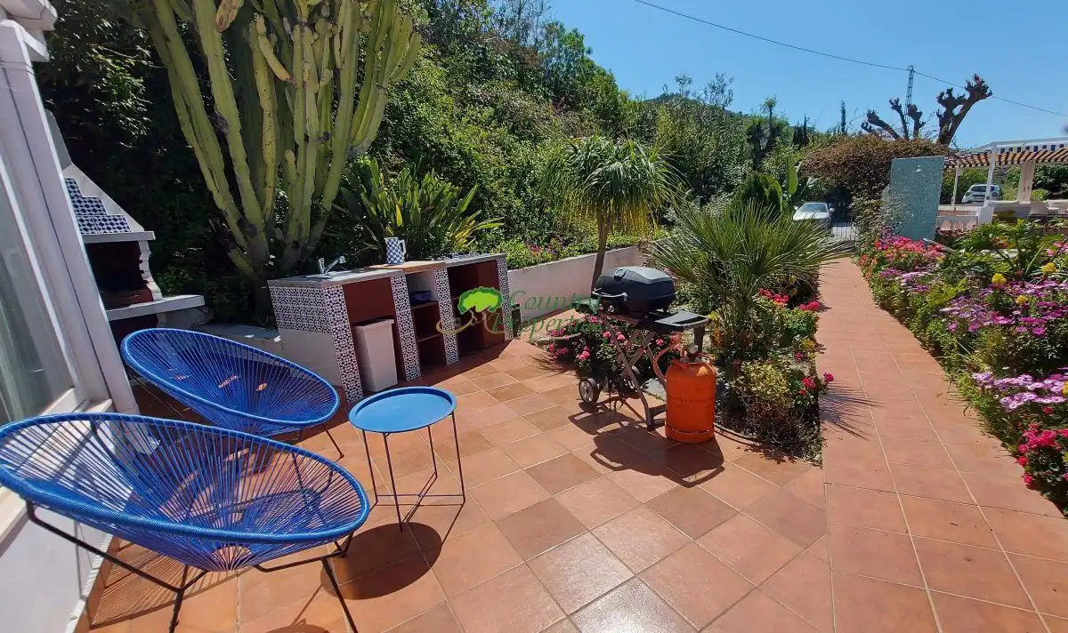 Terraza de Finca rústica en venta en Torrox con Aire acondicionado, Calefacción y Jardín privado