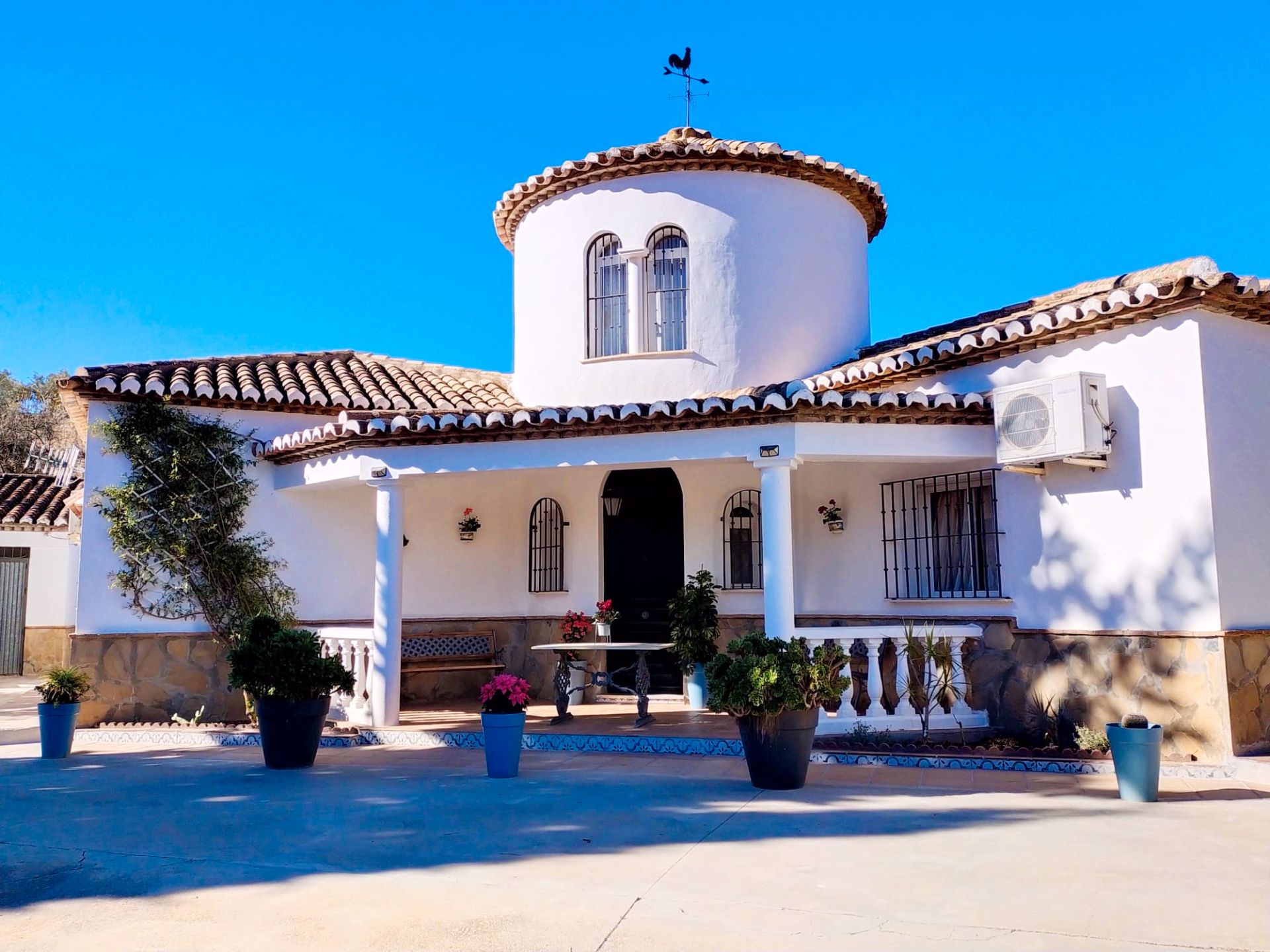 Exterior view of House or chalet to rent in Casabermeja  with Air Conditioner, Private garden and Terrace