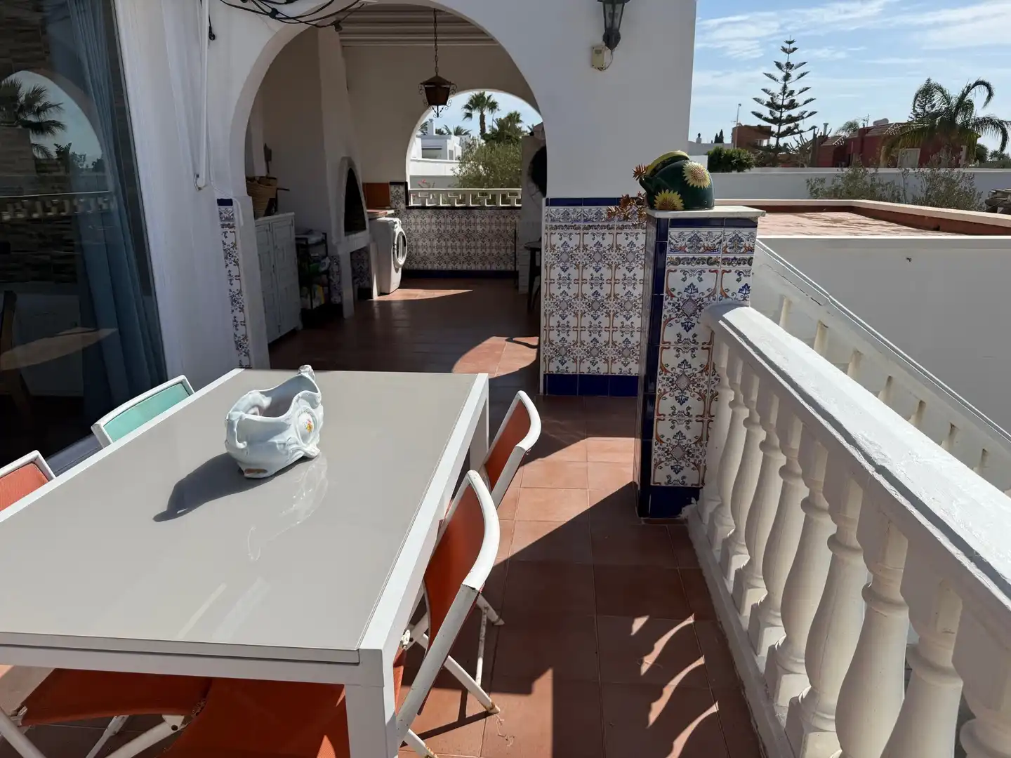 Terraza de Casa o chalet en venta en Almería con Aire acondicionado, Jardín privado y Terraza