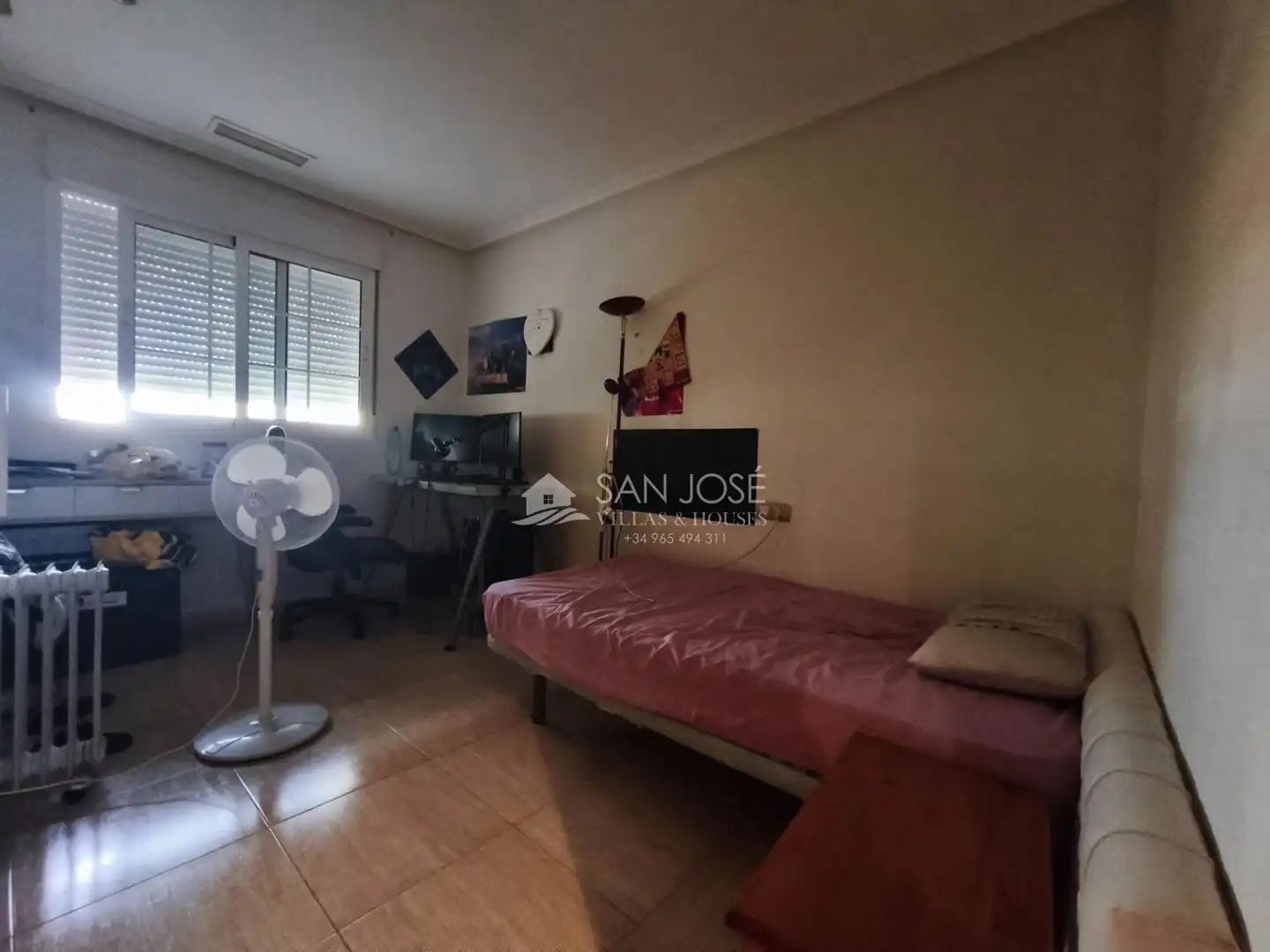 Bedroom of Flat for sale in Aspe  with Air Conditioner, Heating and Balcony