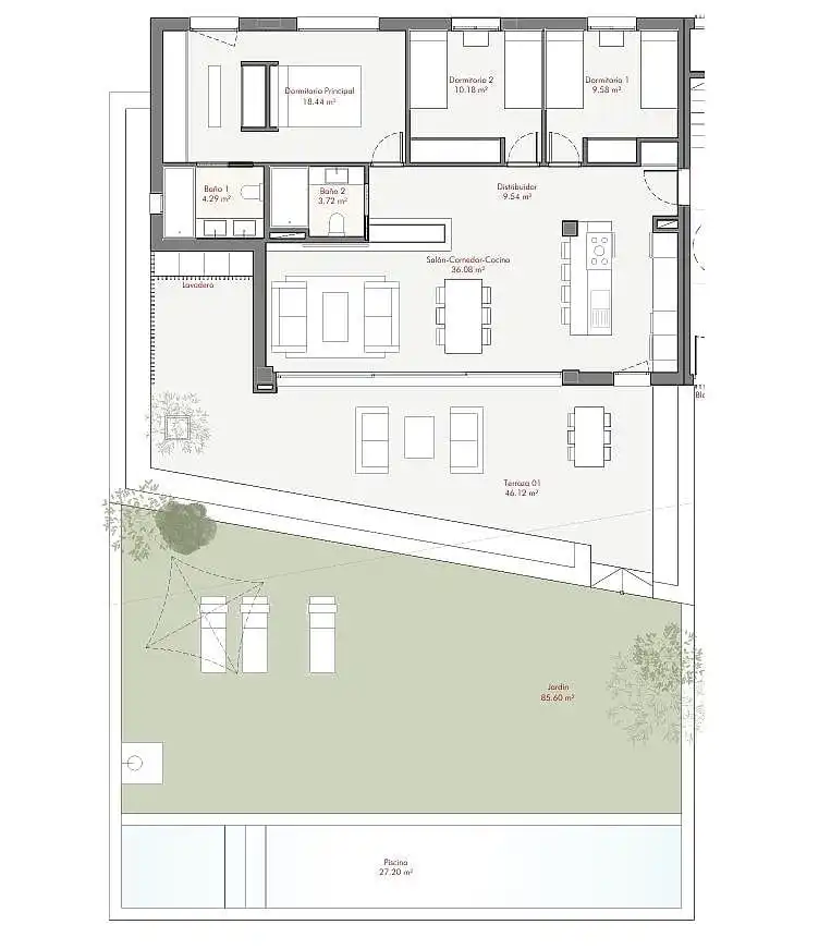 Apartment with pool for sale in Selwo, imagen 14