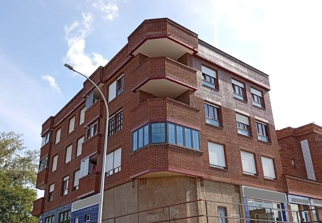 Vista exterior de Piso en venta en Gijón  con Calefacción, Parquet y Terraza