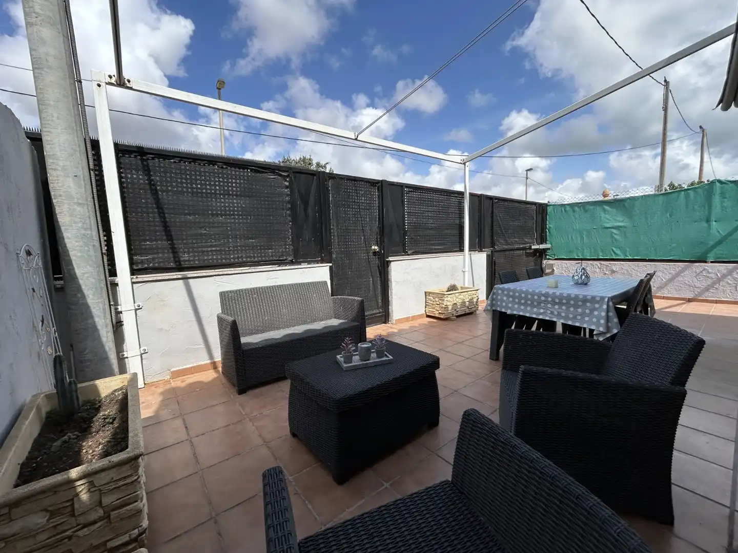 Terrassa de Casa o xalet en venda en Cartagena amb Aire condicionat, Jardí privat i Terrassa