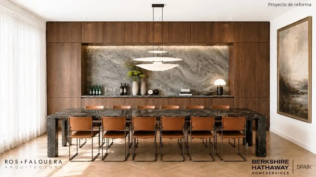 Dining room of Apartments for sale in Barcelona  with Air Conditioner, Heating and Parquet flooring