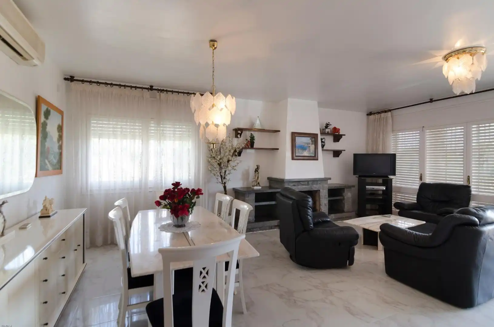 Sala de estar de Casa o chalet en venta en Lloret de Mar con Piscina y Horno