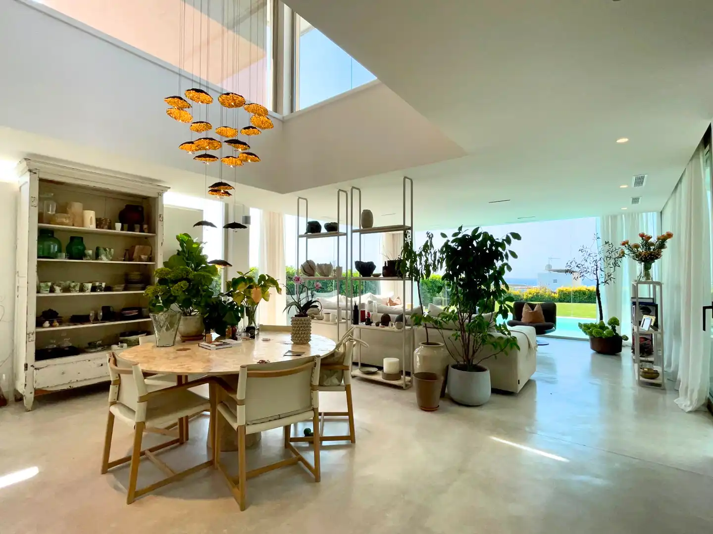 Esszimmer von Haus oder Chalet zum Verkauf in Sant Vicenç de Montalt mit Klimaanlage, Heizung und Privatgarten