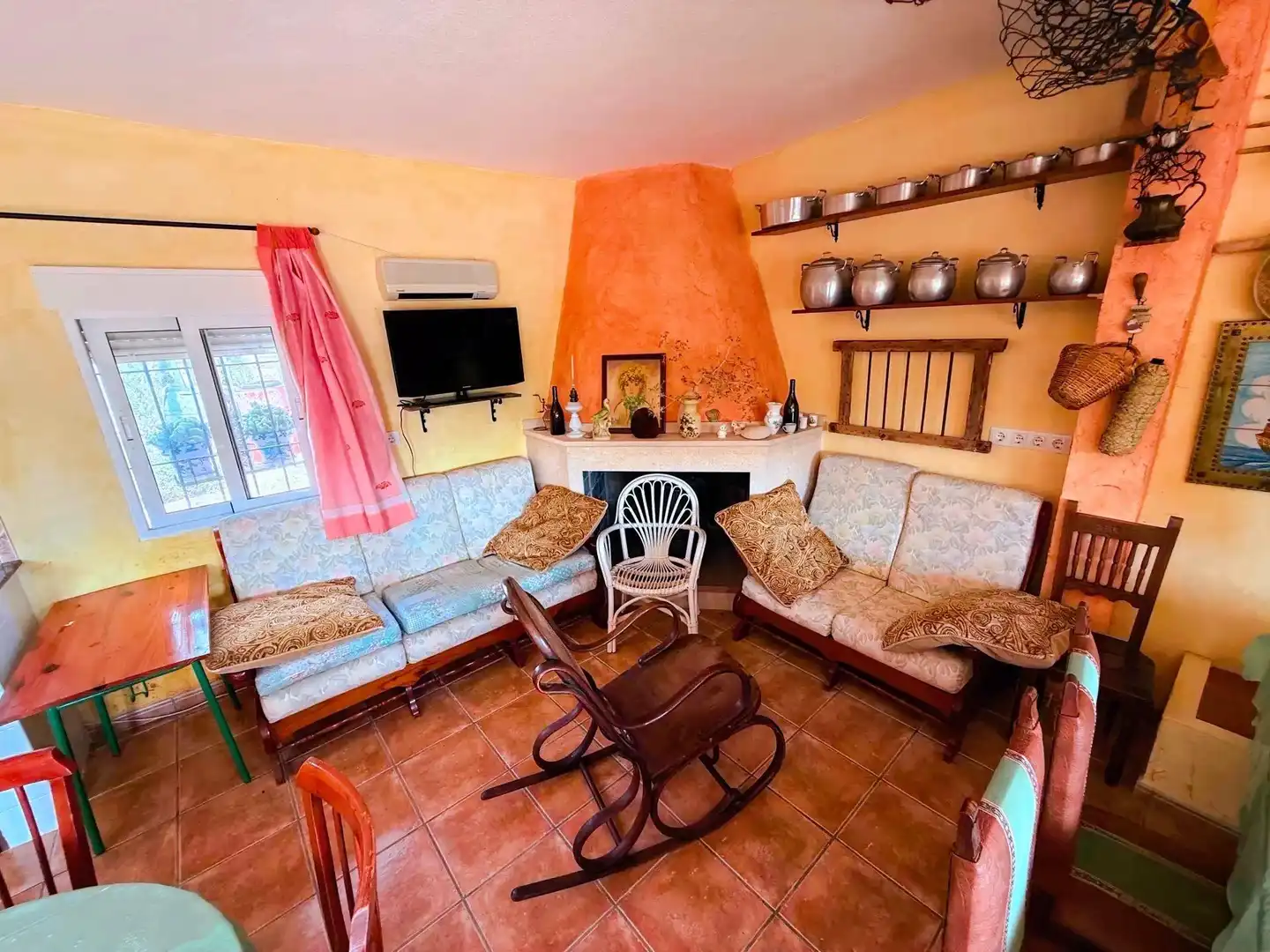 Sala d'estar de Finca rústica en venda en Murcia amb Piscina