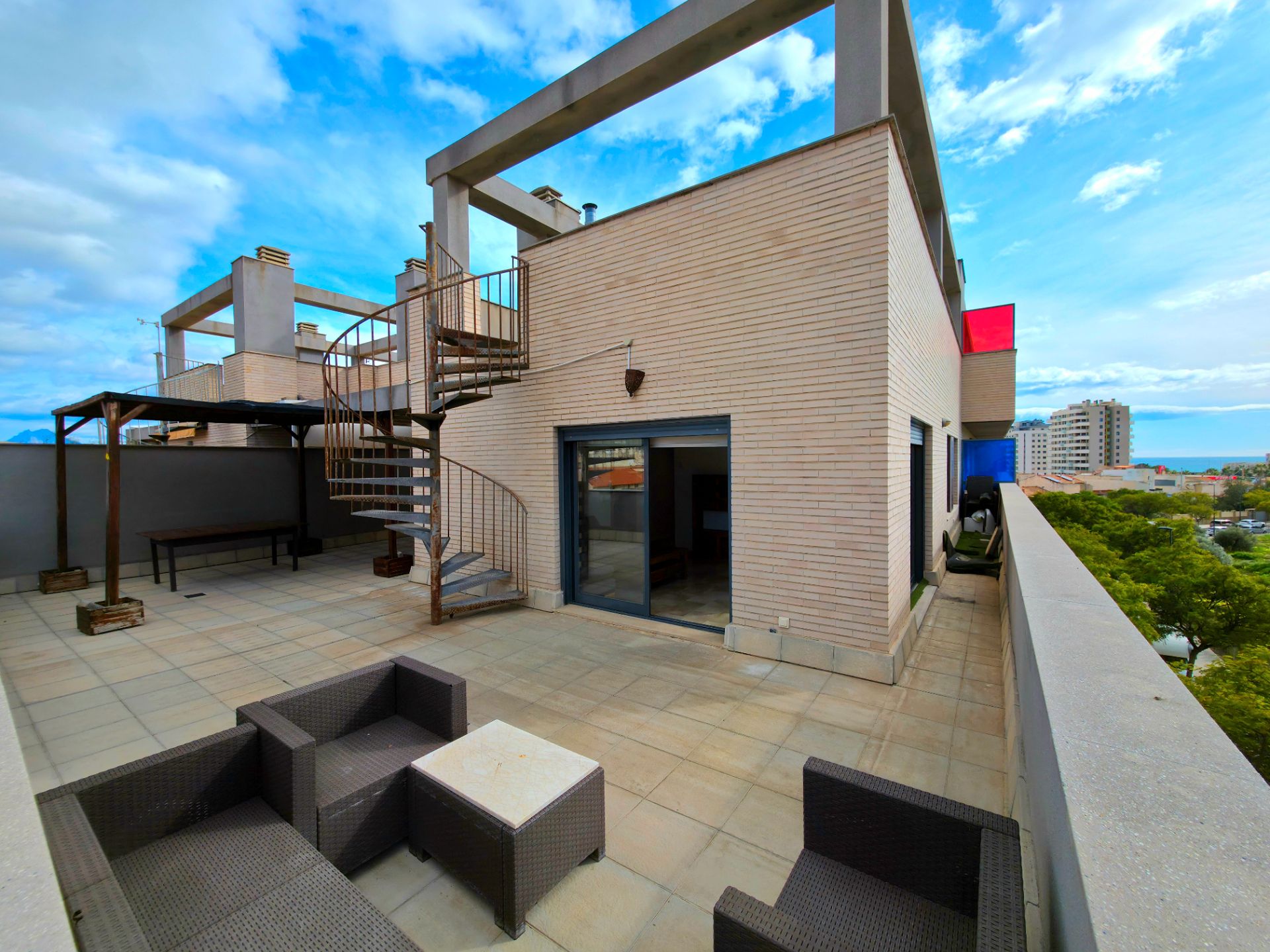 Terrasse von Dachboden zum verkauf in El Campello mit Klimaanlage, Heizung und Terrasse