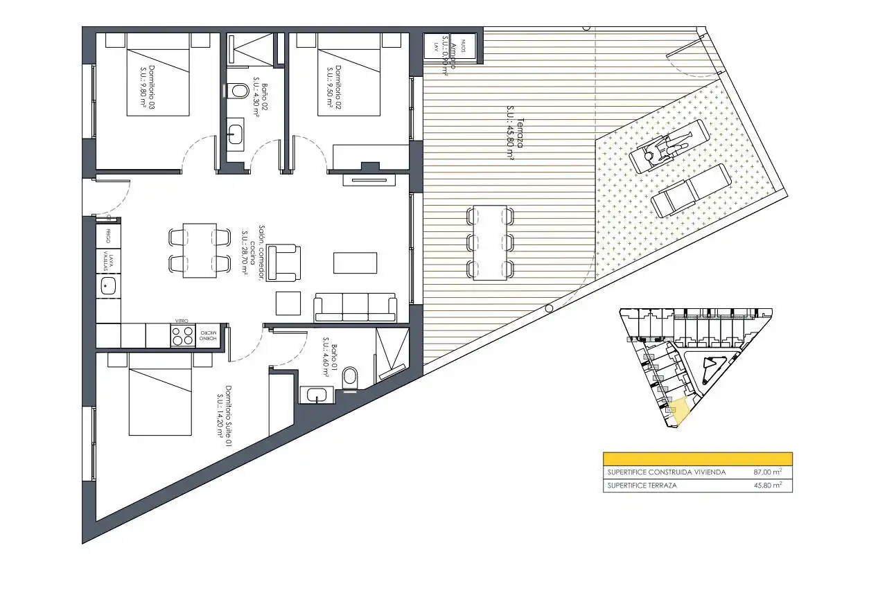 Apartment mit Terrasse zum Verkauf in San Fulgencio, imagen 14