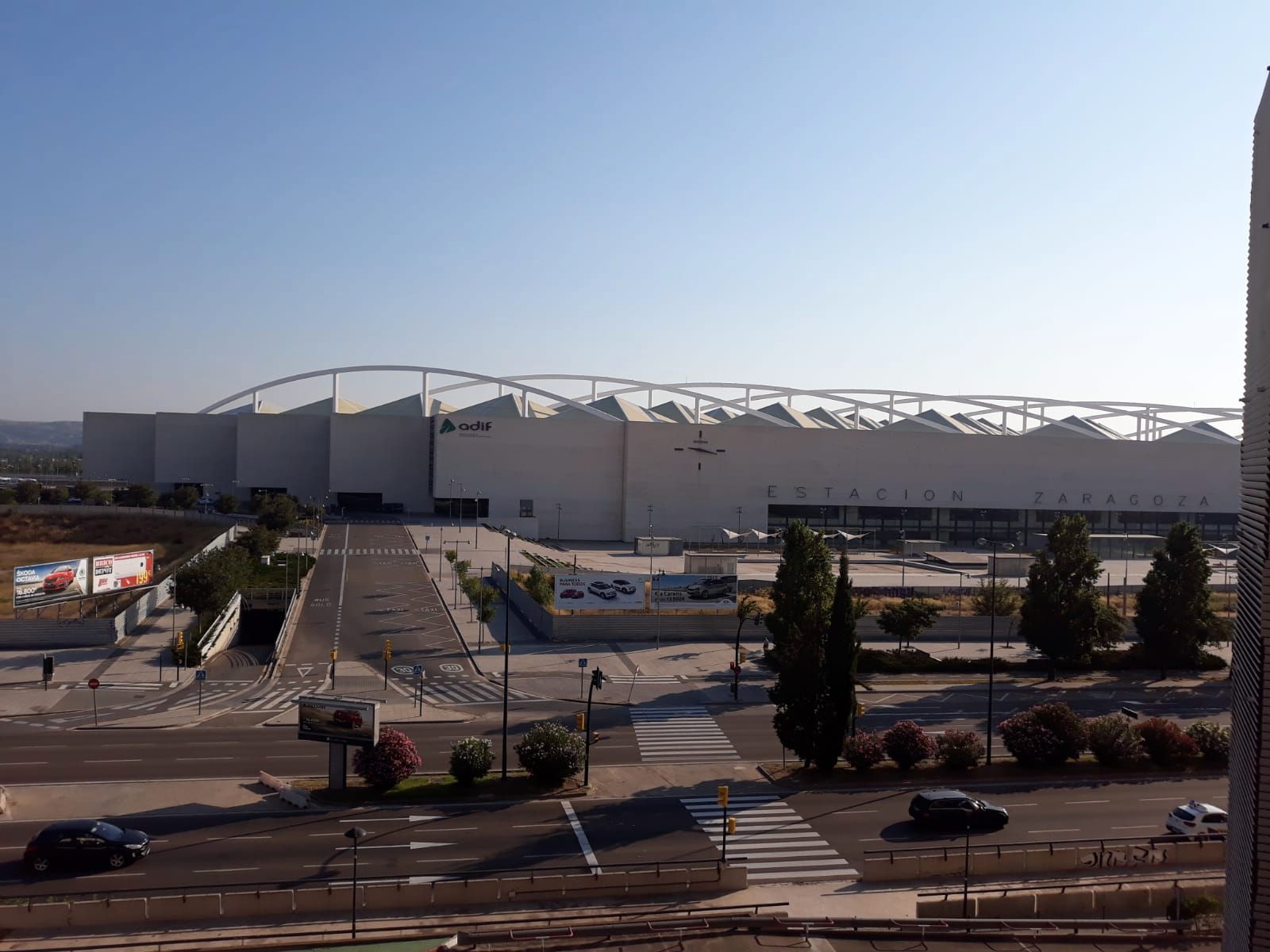 Vista exterior de Piso de alquiler en  Zaragoza Capital con Calefacción, Terraza y Amueblado