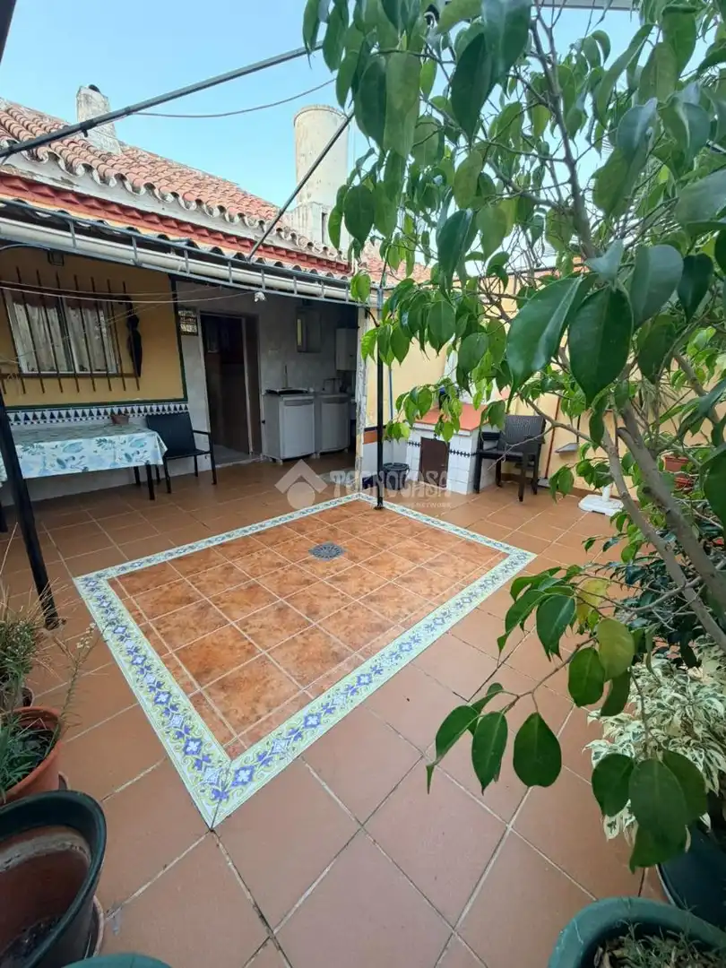 Terraza de Casa adosada en venta en Málaga