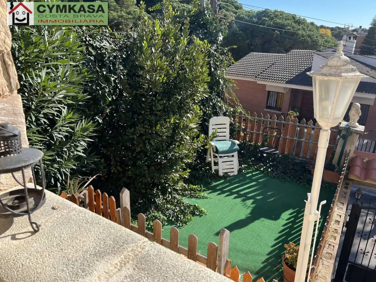 Garden of Detached homes for sale in Lloret de Mar  with Air Conditioner, Terrace and Alarm
