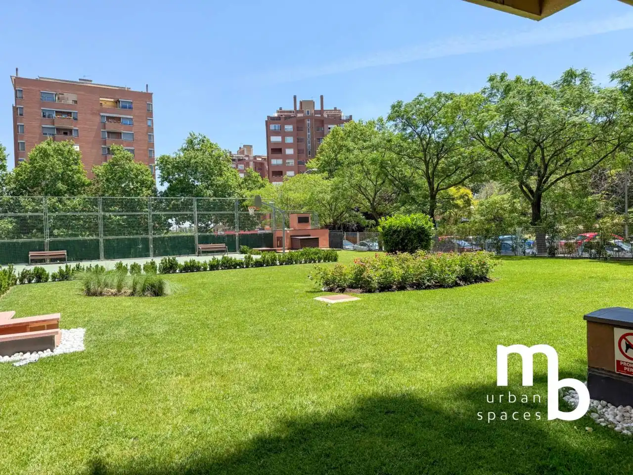 Jardín de Piso de alquiler en Madrid con Aire acondicionado, Calefacción y Parquet
