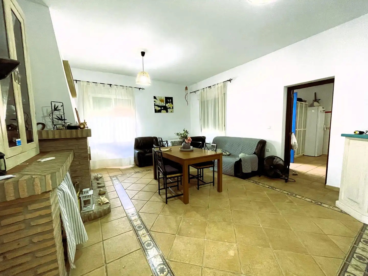 Sala de estar de Casa o chalet en venta en Villaverde del Río con Calefacción y Jardín privado