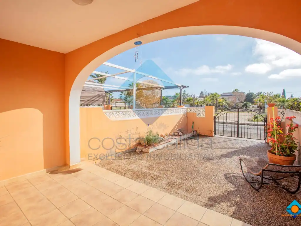 Terraza de Casa o chalet en venta en Mazarrón con Jardín privado, Terraza y Amueblado