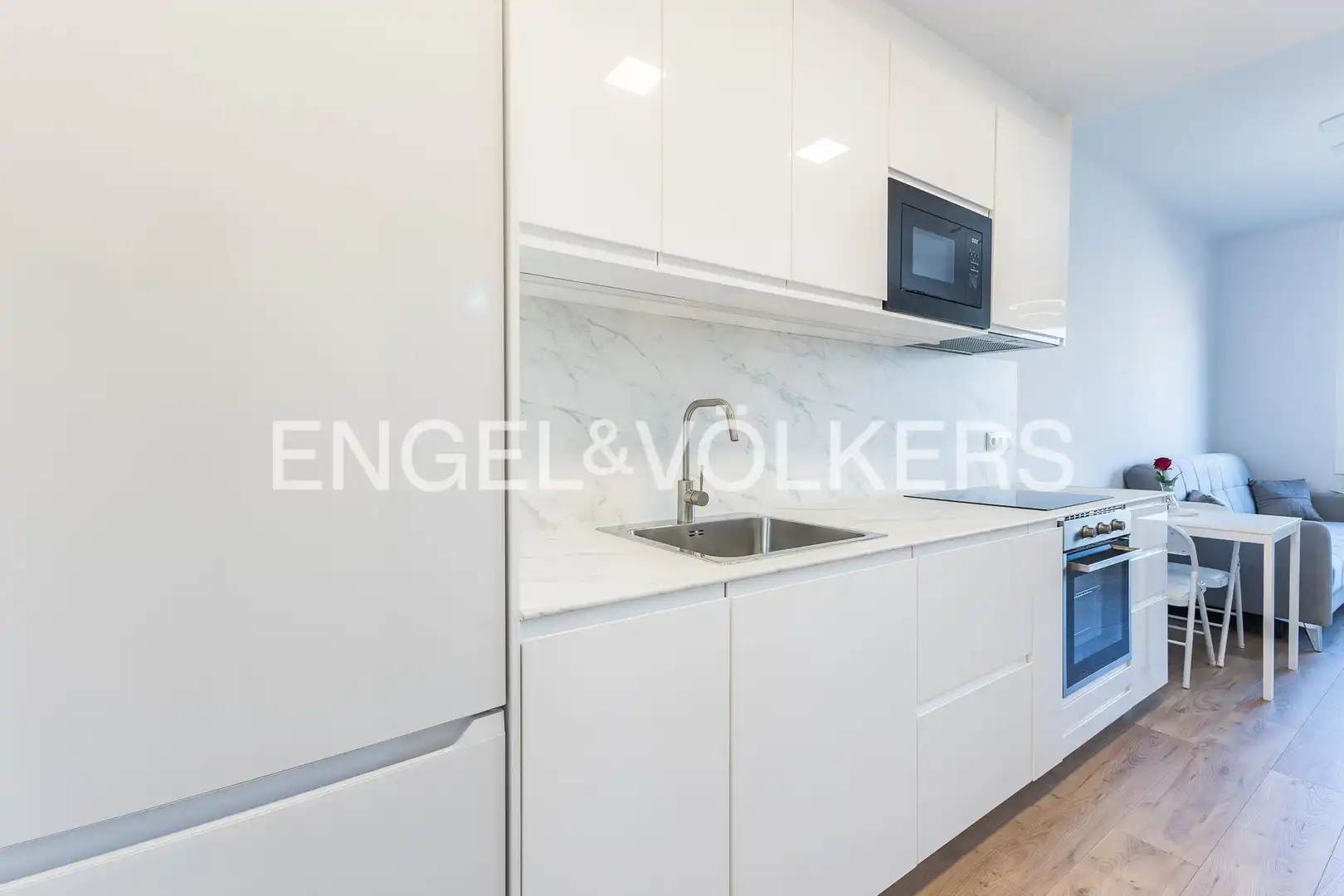 Cocina de Piso de alquiler en Barcelona con Aire acondicionado y Calefacción